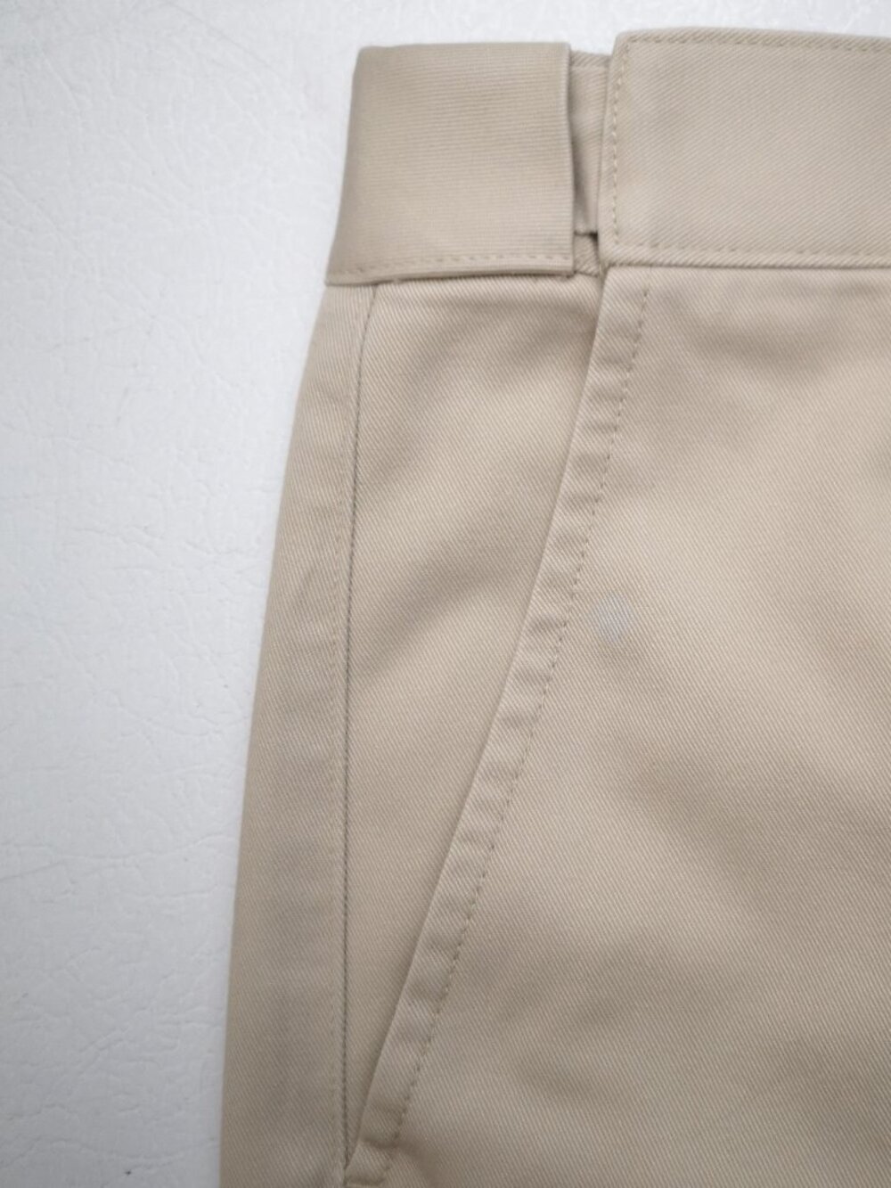 NWT L.L. Bean Classic Fit Ladies Size 12 Regular Light Tan Zipper & Button Pant - Picture 9 of 15